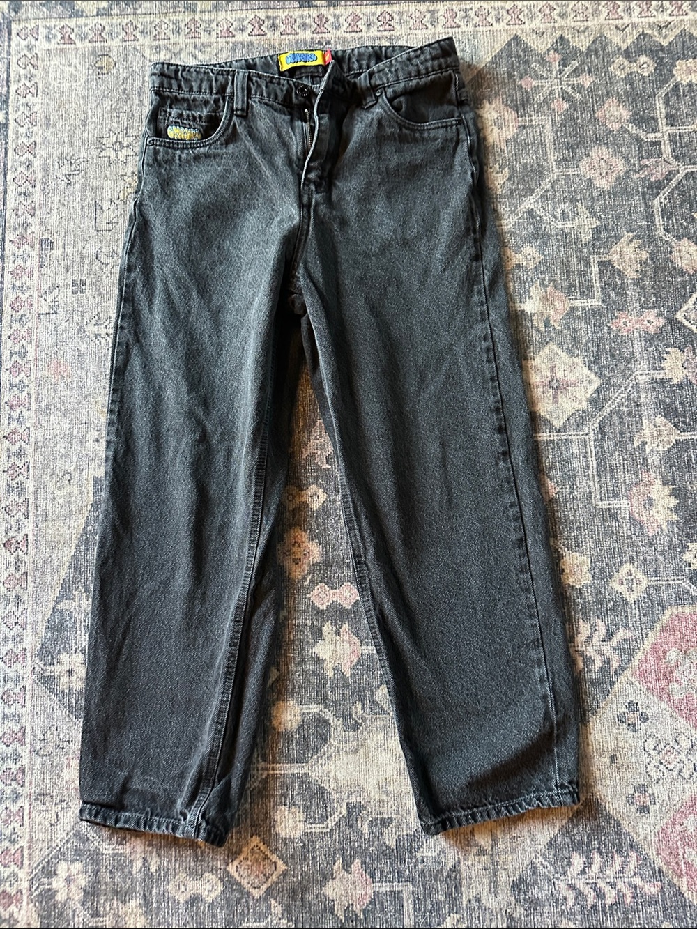 Empyre Men's Black Straight Leg Jeans